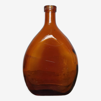 Old amber bottle