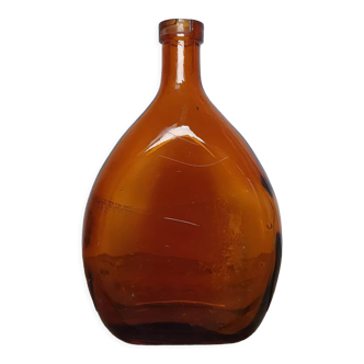 Old amber bottle