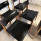 6 Scandinavian chairs by Aksel Bender 1960