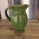 Pichet, vase Biot vert vintage