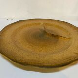 Set of 4 plates in grés Chantilly France Decor unalterable 1970