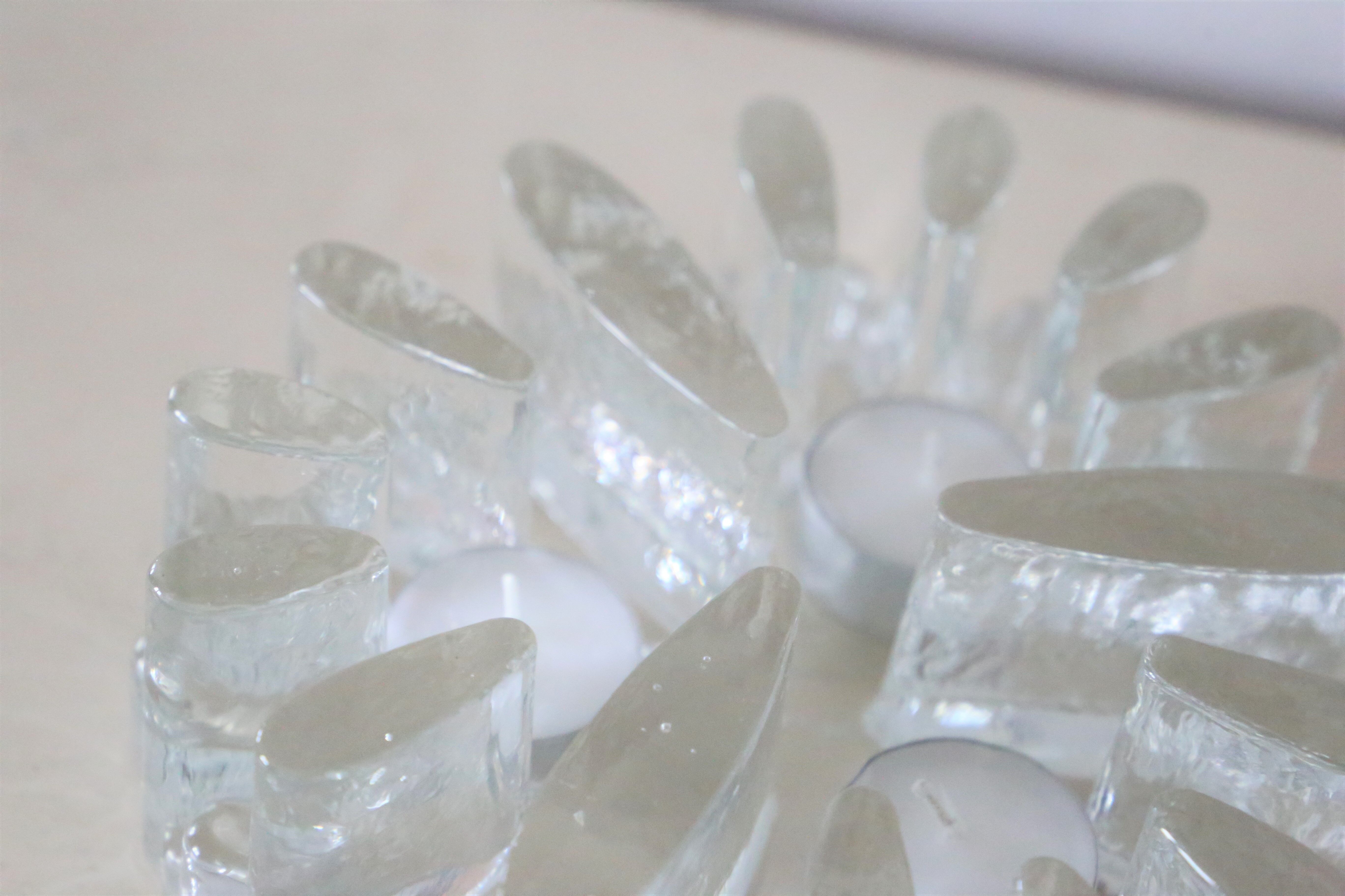 Underside, German crystal, 1970,, vintage