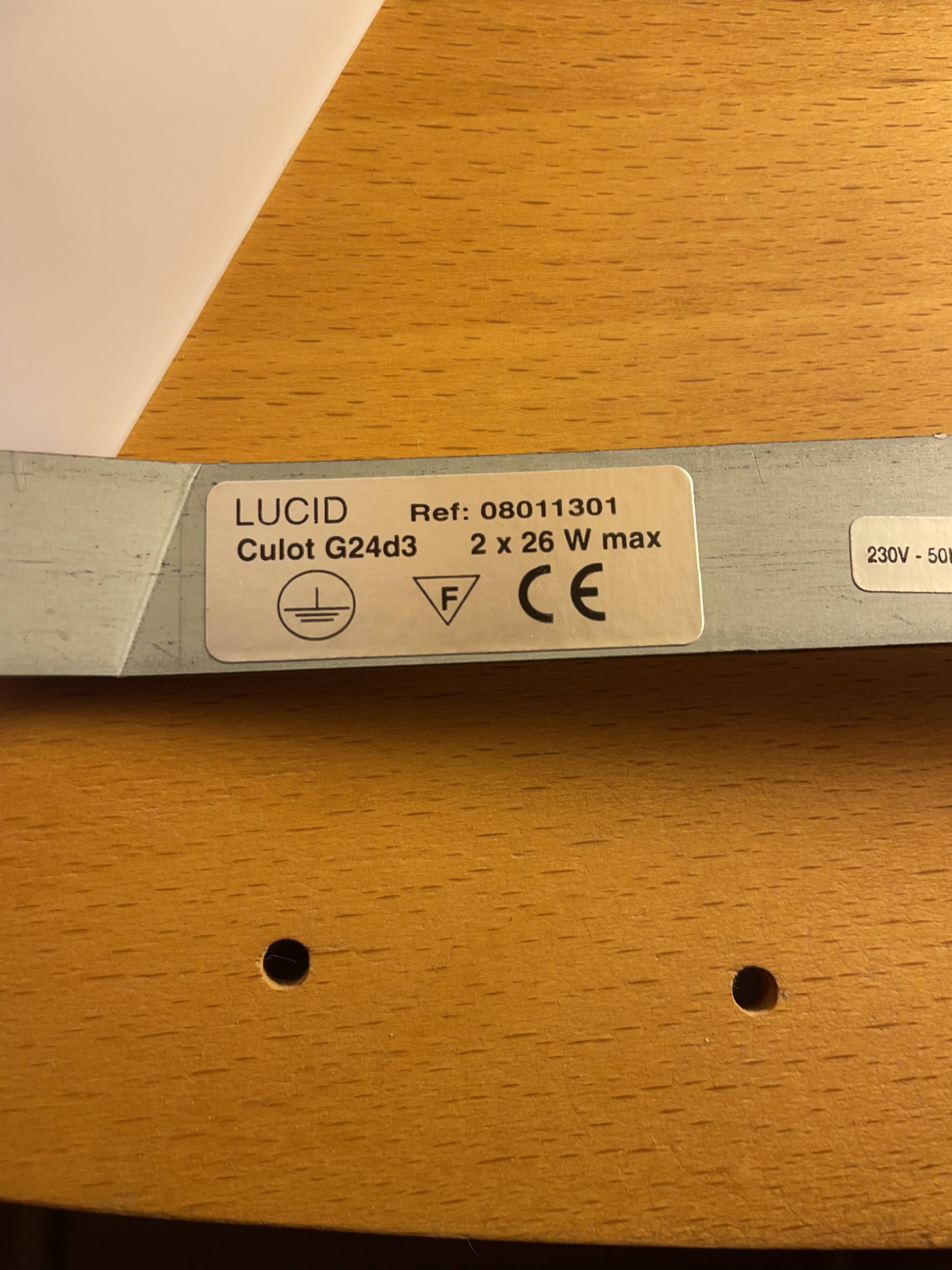 Large "Lucid" lamp by "Soren Eriksen", Space Age, Vintage, 80s