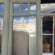 4 Art Nouveau partition doors + transom