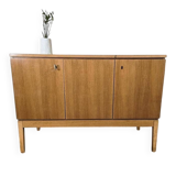Meuble audio vintage en bois : buffet/meuble de rangement