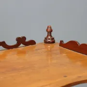 Antique walnut shelf with 4 shelves, Italy, 19th century.