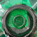 Green glass dish by Max Verboeket