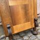 Vintage coat rack wardrobe in solid walnut from the 1930s.