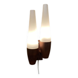 Double opaline applique 1950 "scandinavian design".