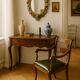 Fauteuil de bureau vintage en noyer – Style Restauration