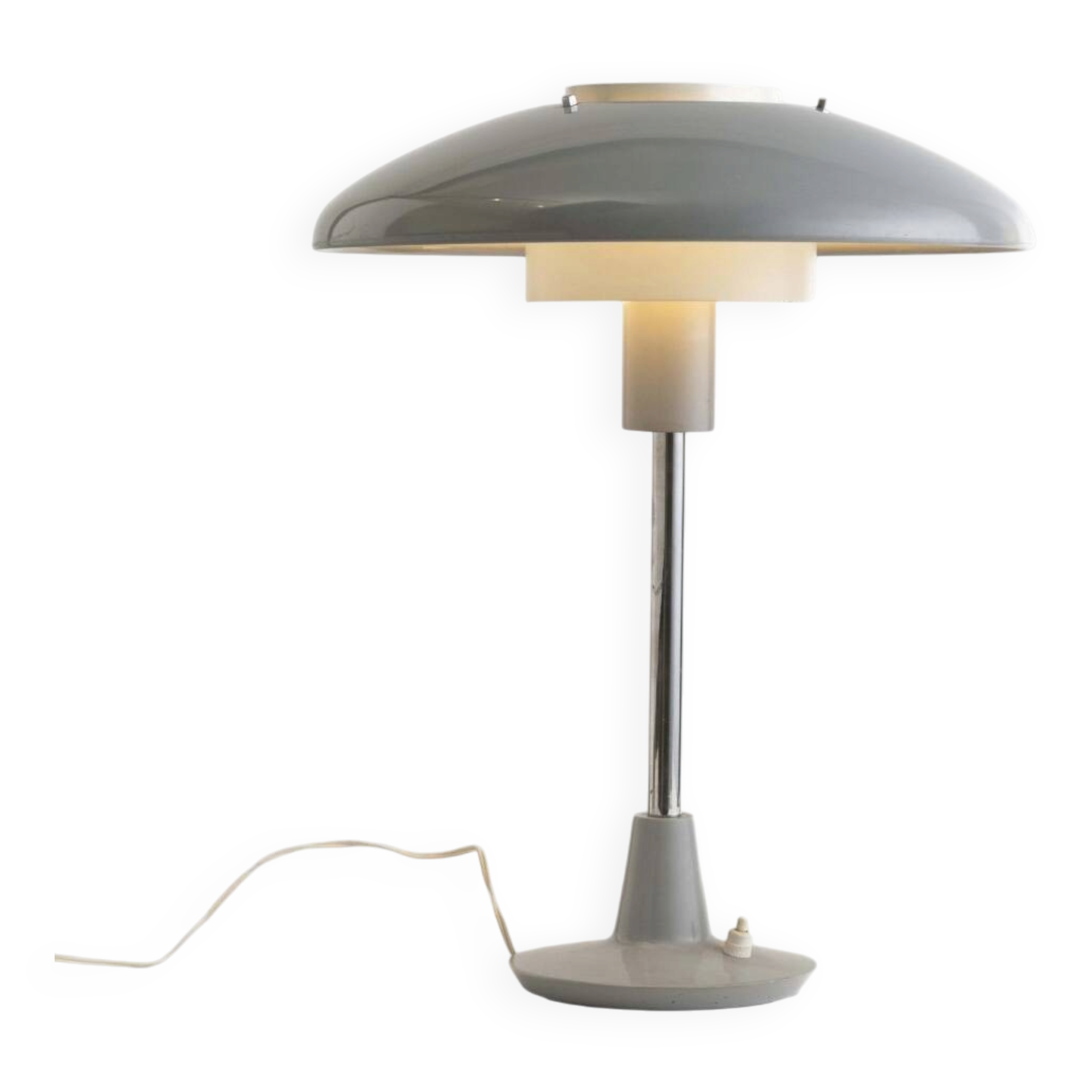 Table lamp Stilnovo – Model 8022 – Chrome and lacquered metal – Desi