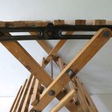 Folding wooden and metal, 1950s