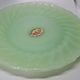 Vintage Fire-King Jadeite Swirl/Shell Coffee Set – 6 Pcs (Original Label)