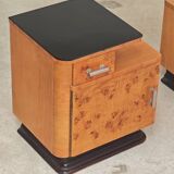 Jindrich Halabala dressing table and bedside tables for Up Zavody 1950