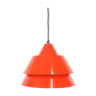 Fog & Morup Zone red hanging lamp, 1960's