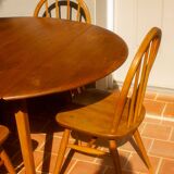 Pair of wooden chairs Ercol, 1960