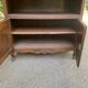 Louis XV buffet in dark oak from the 1930s.