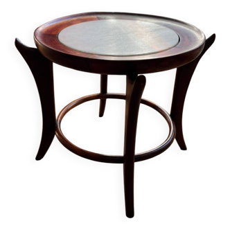 G. Scapinelli. Maracana side table in caviuna wood.
