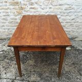 Farm table with drawer