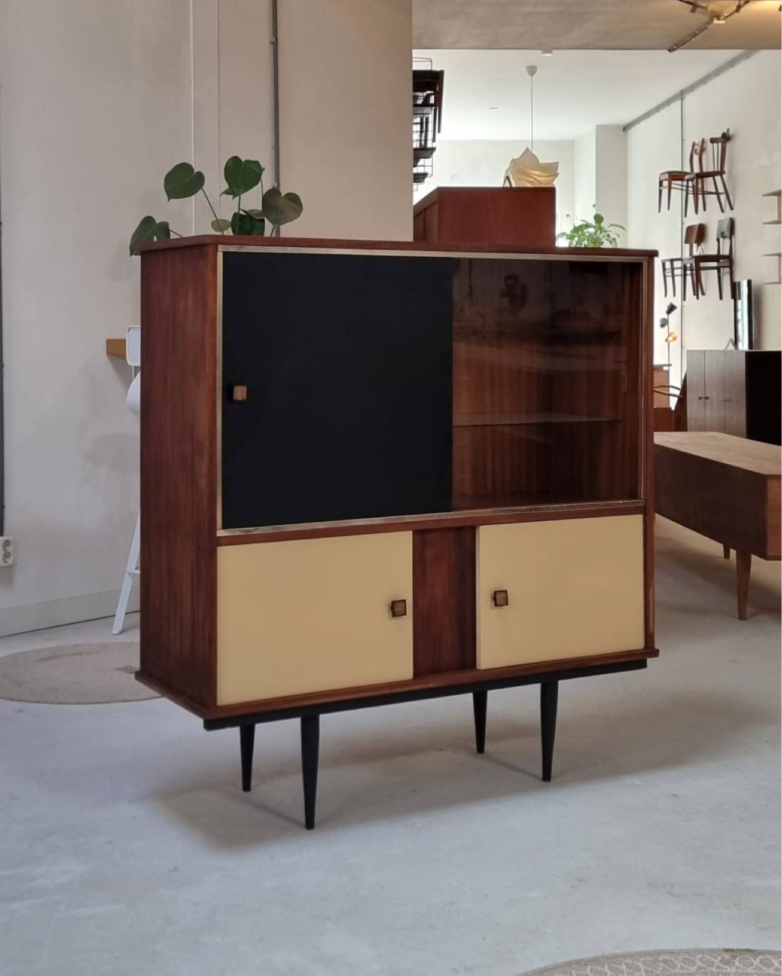 Mid-century display cabinet