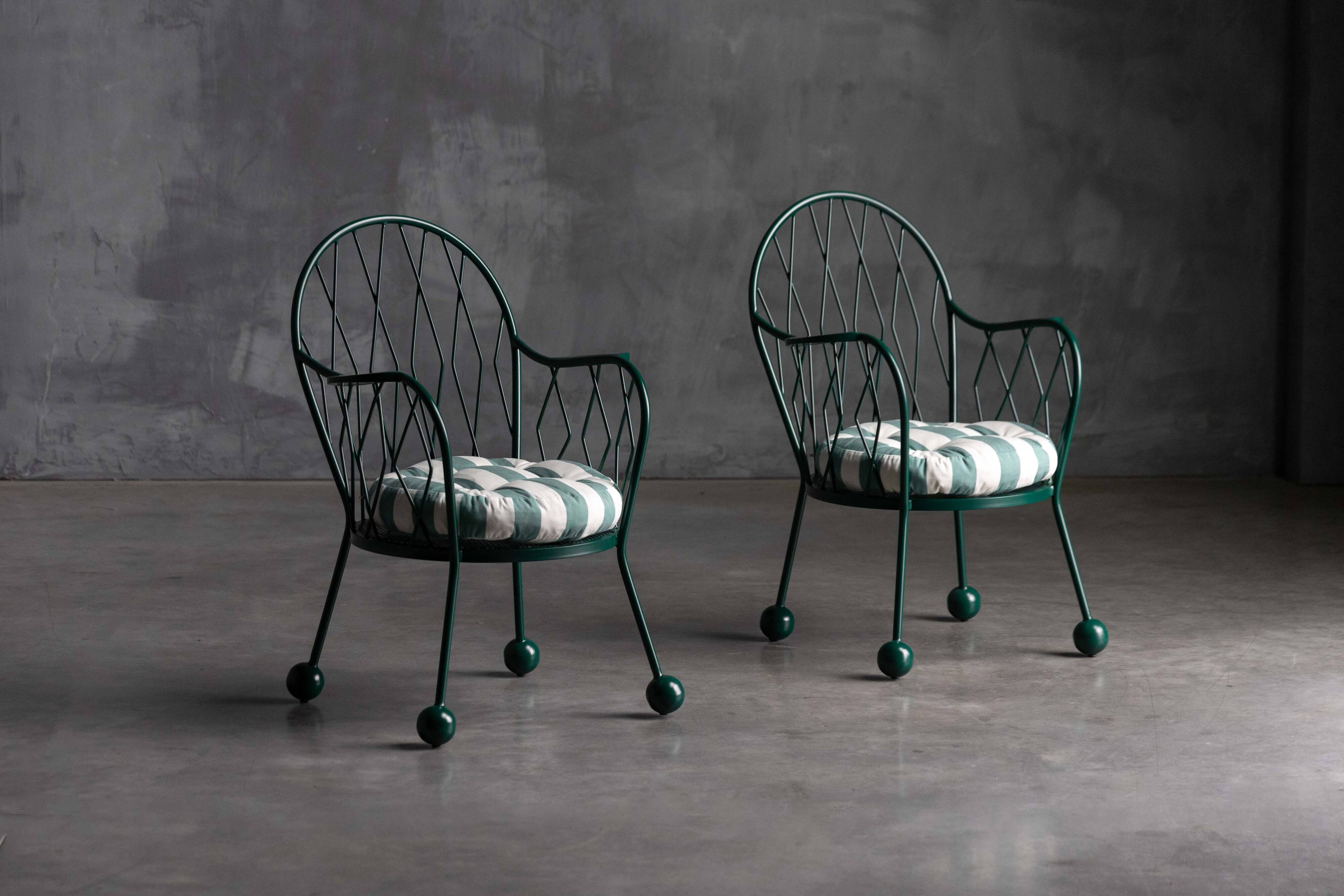 Sculptural Garden Armchairs, France, 1950s