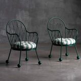 Sculptural Garden Armchairs, France, 1950s