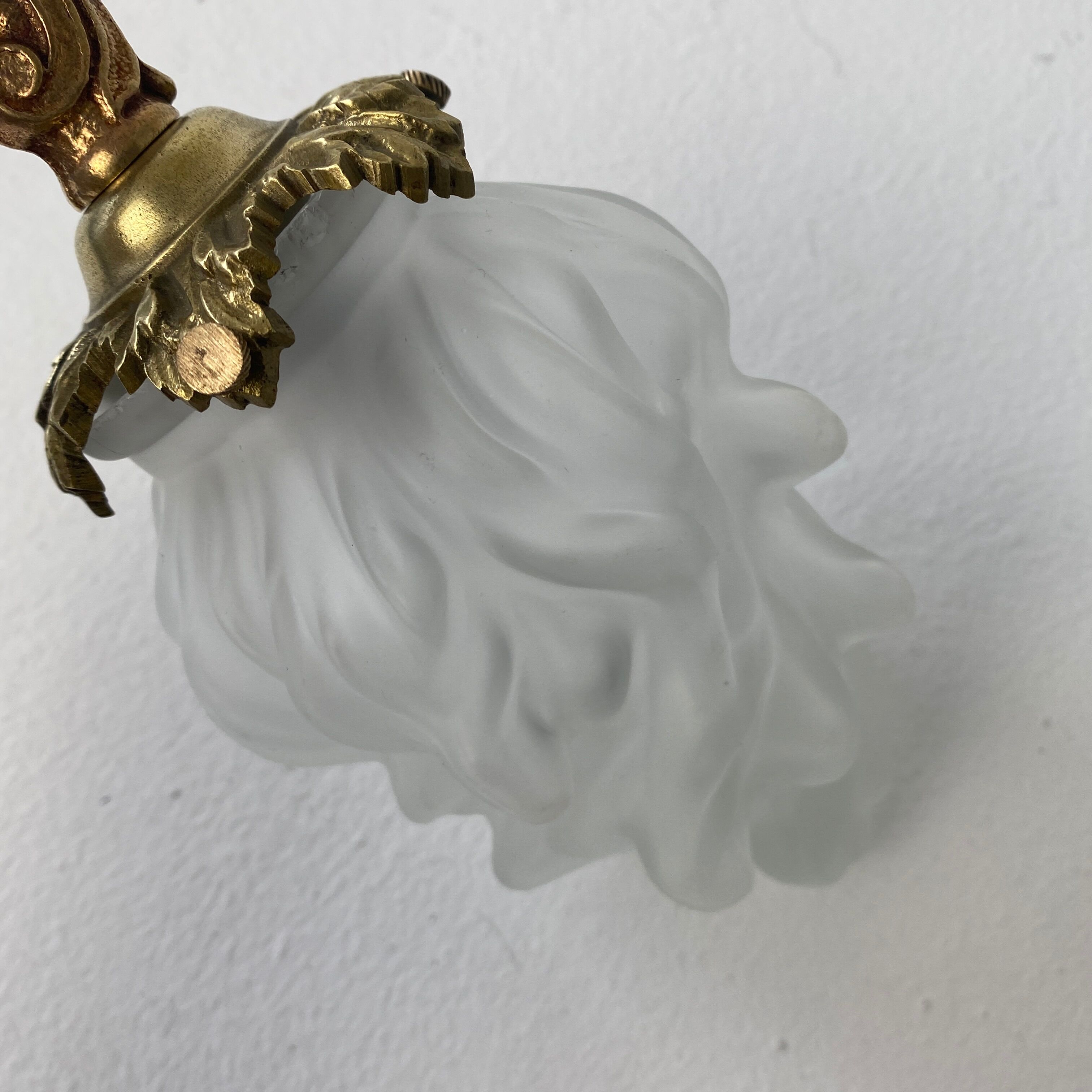 Pair of vintage art-deco sconces