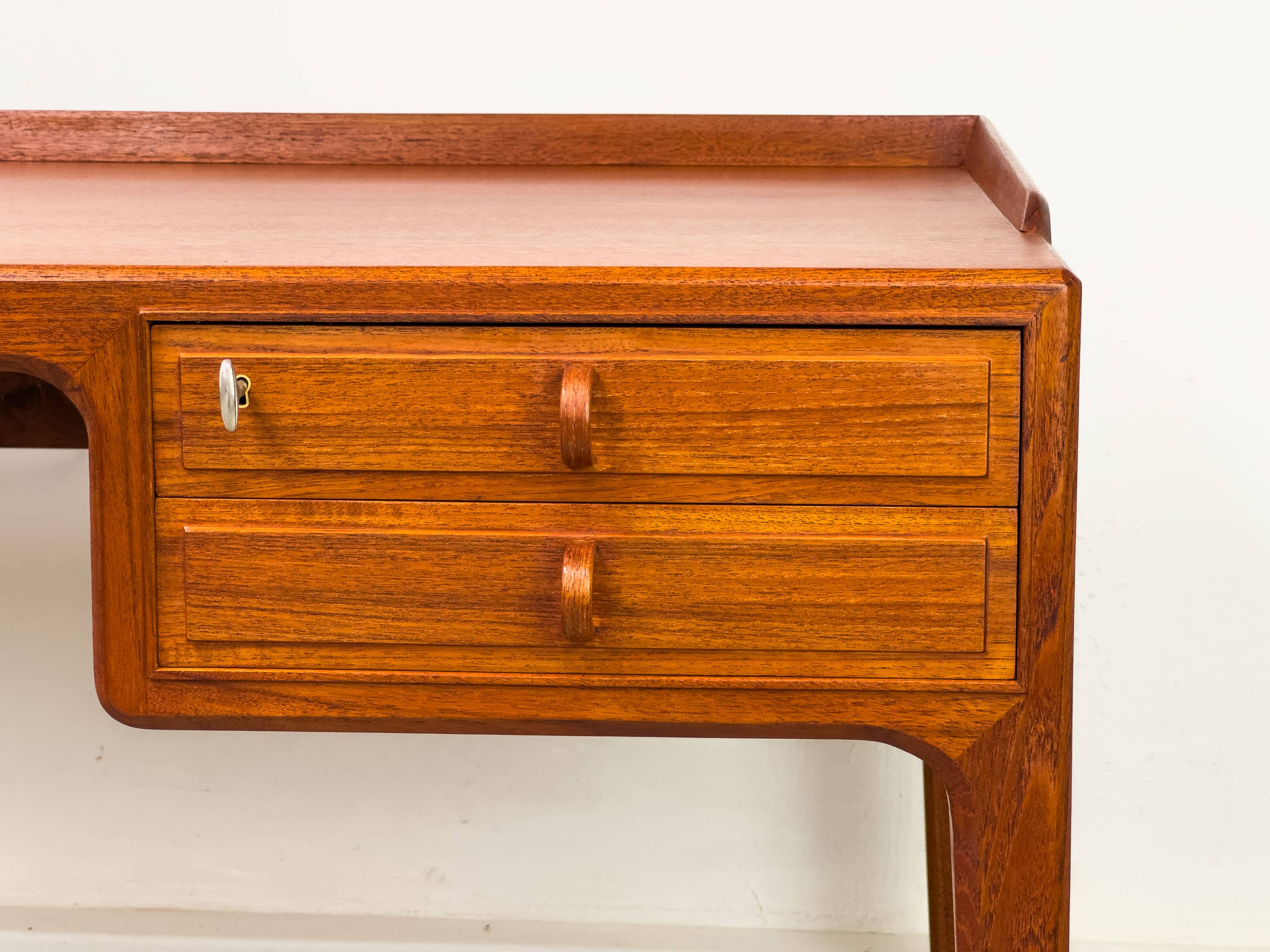 Teak Desk by Bertil Fridhagen for Bodafors, 1960s
