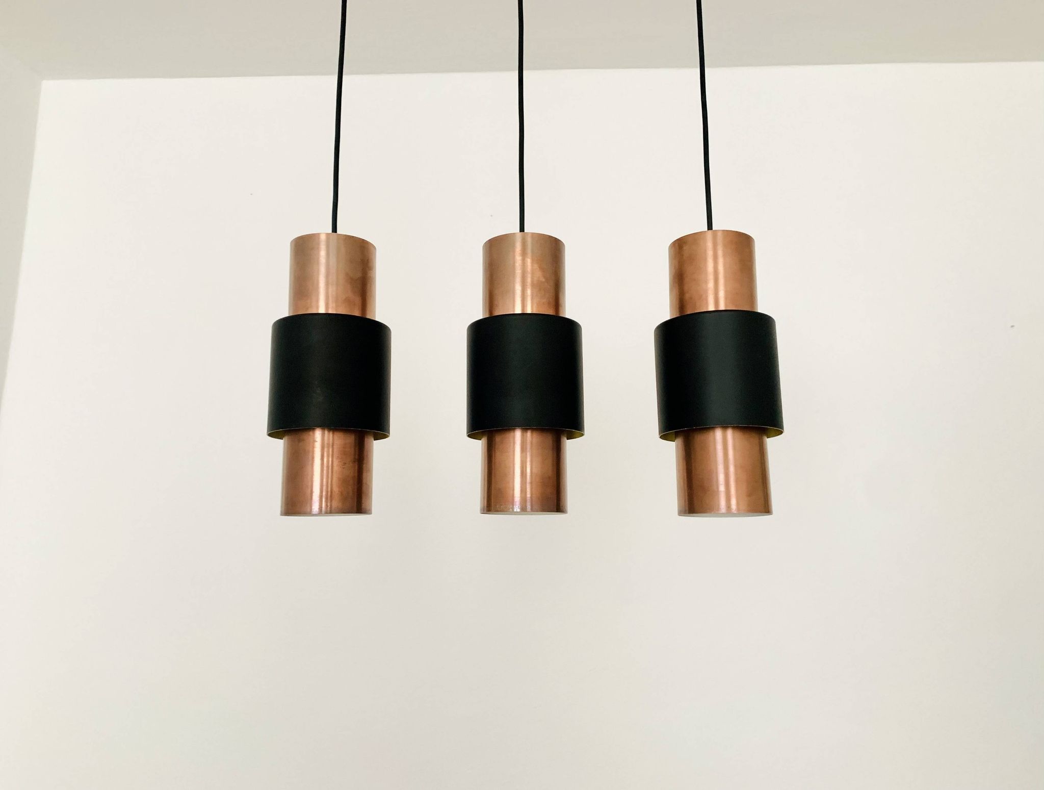 Danish Copper Cascading Lamp