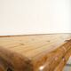 Console with sidetable and mirror in bamboo and rattan