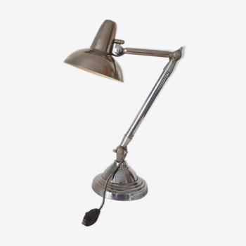 Super chrome Art Deco desktop lamp