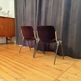 Pair of DSC 106 chairs designed by Giancarlo Piretti, Anonima Castelli, Ita