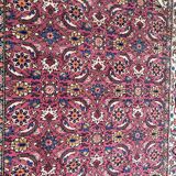 Tapis vintage Transylvanie style persan fait main 131x220 cm