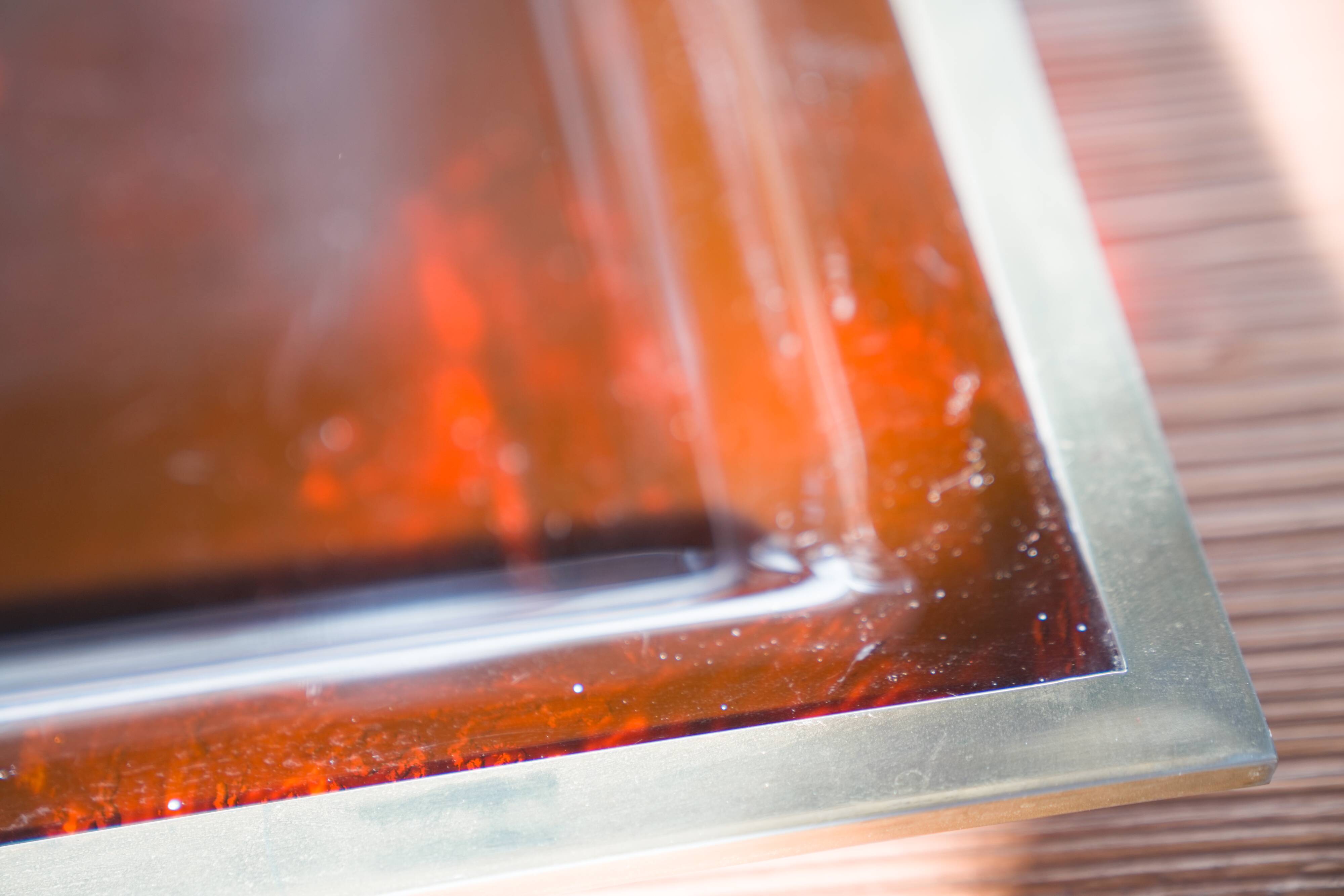 Mid-Century Christian Dior Lucite and Metal Tray - 1970s Designer Piece, France