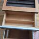 Vintage Swiss desk from the 60s/70s – wood & metal – 120 cm