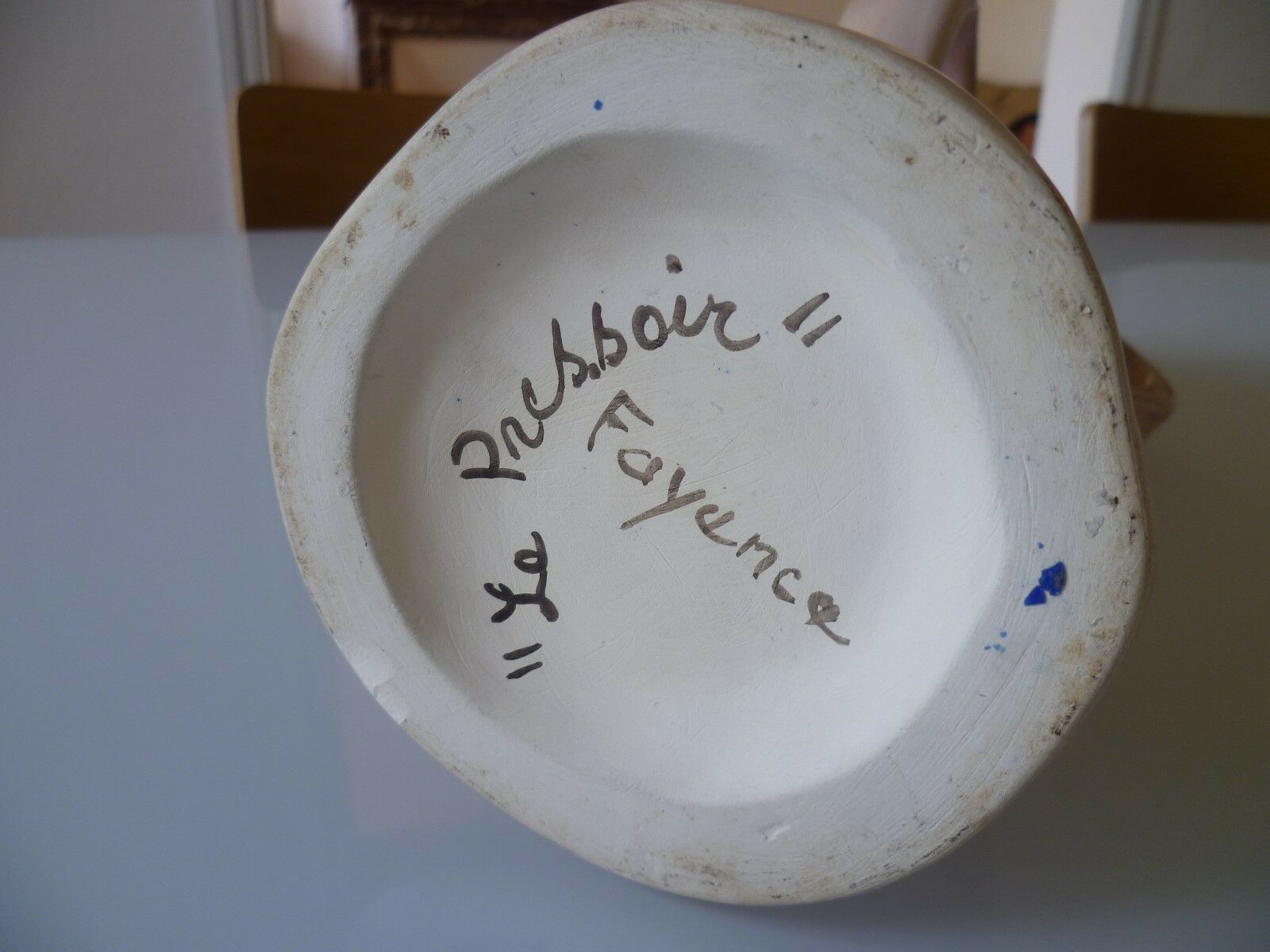 Terracotta bottle vase