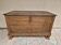 Late 19th century oak laundry chest