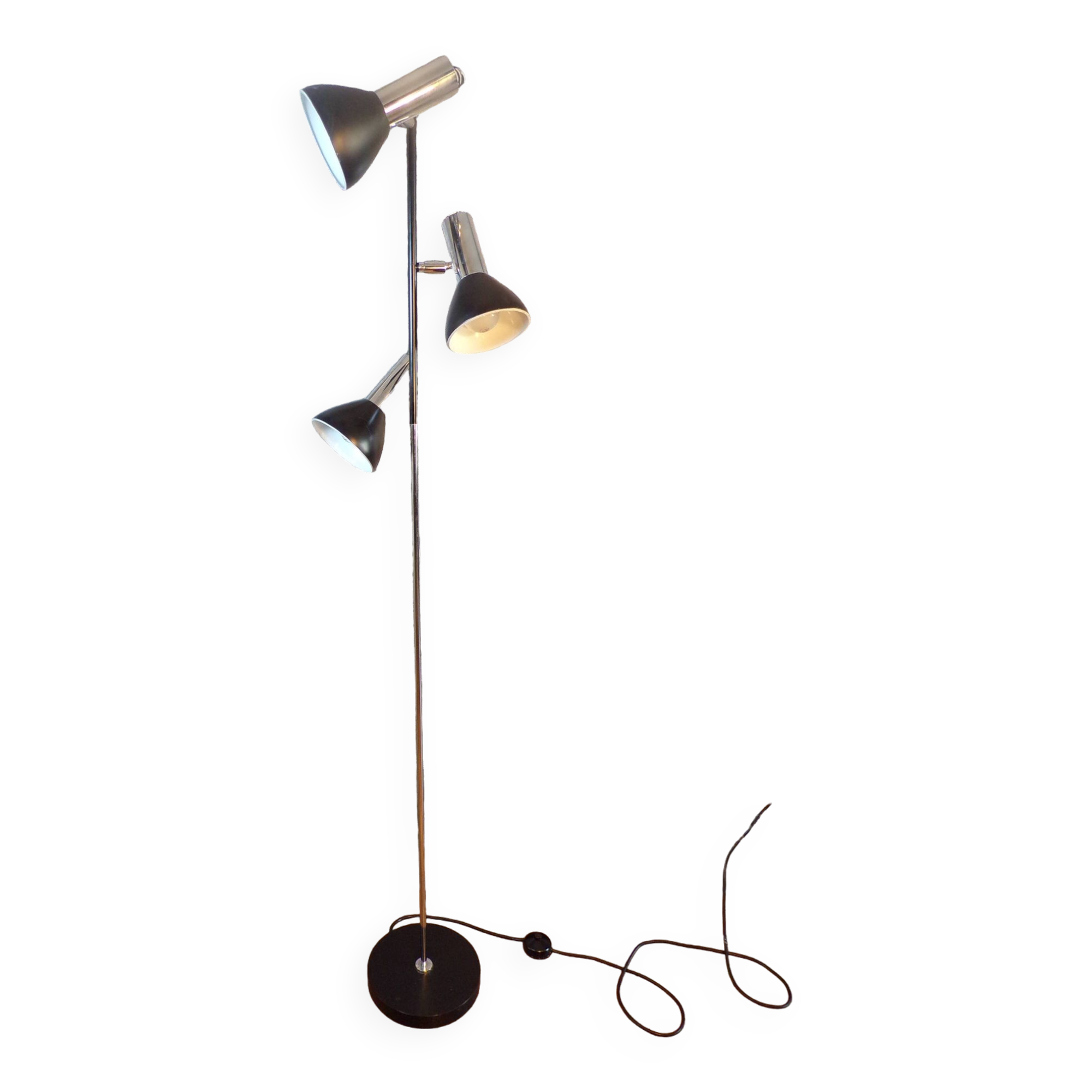 Koch & Lowy 3-light floor lamp