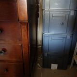 Commode Empire en bois merisier ancienne vintage