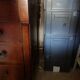 Vintage antique cherry wood Empire chest of drawers