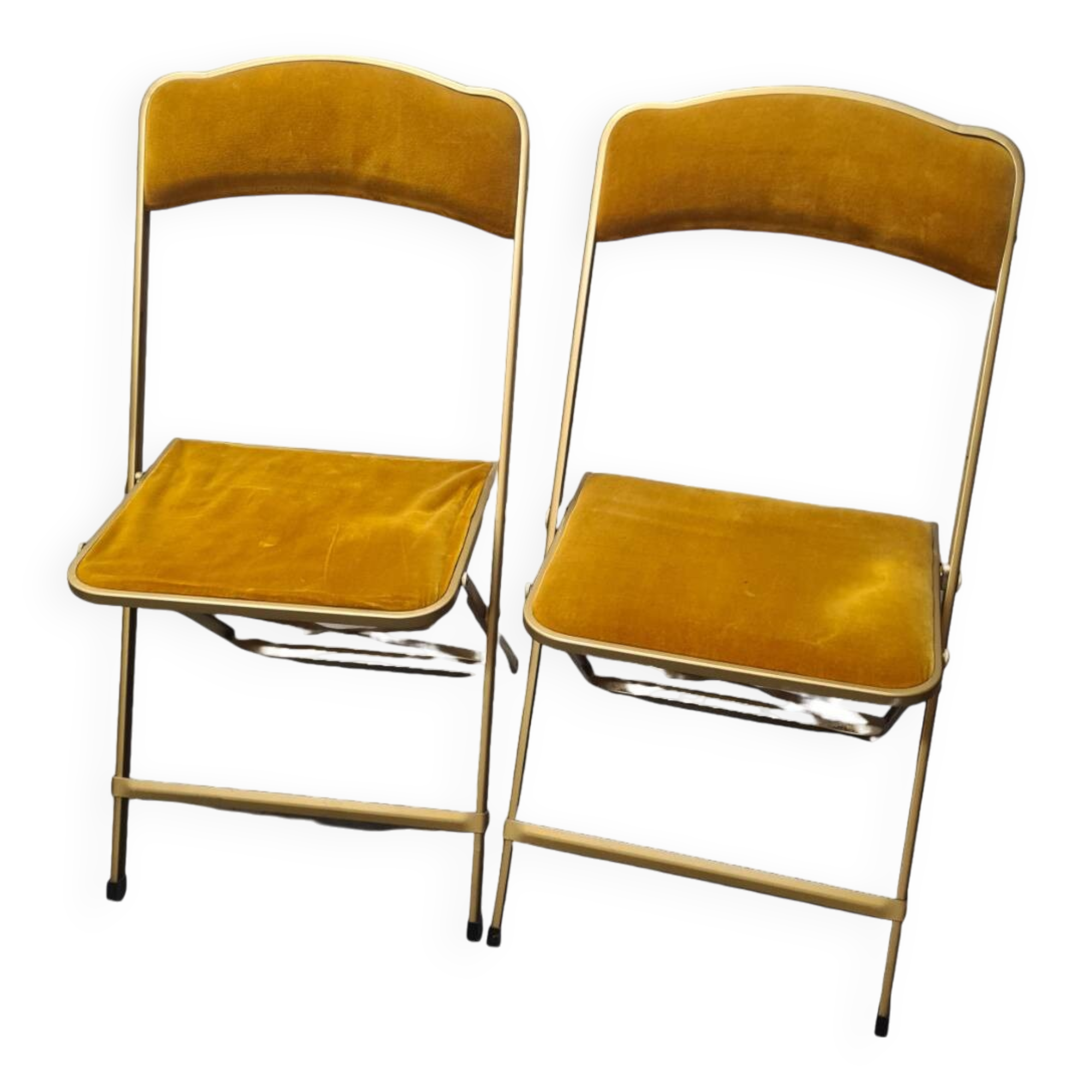 Vintage Fritz & Co. Style Folding Chairs, 1970s