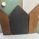 Vintage wooden religious triptych