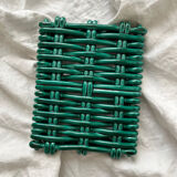 Vintage Vallauris woven ceramic trivet