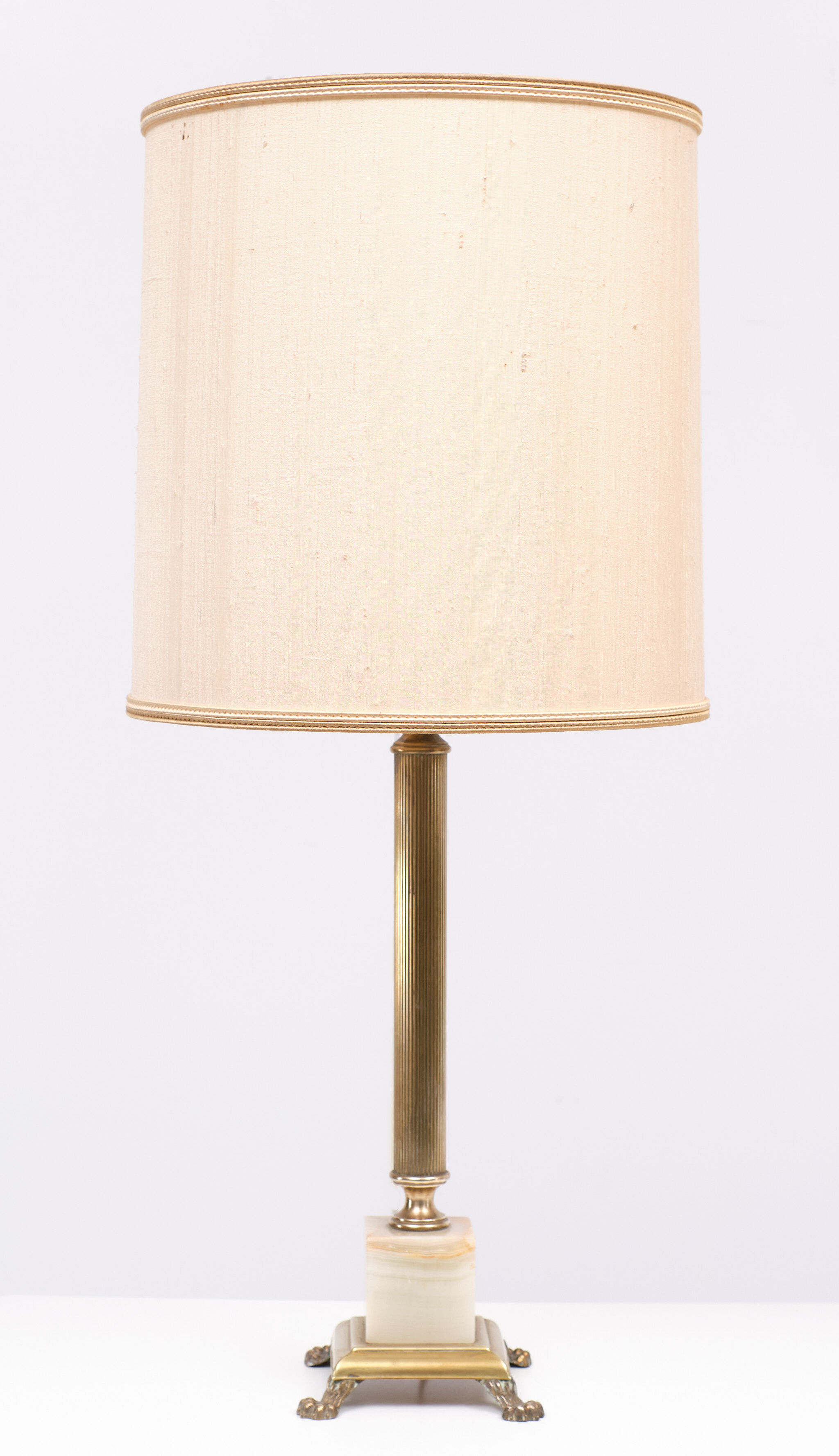 Two Classic Colum Table Lamps, 1960s, France