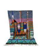 Tapis berbèrebohemian en laine fait main 250 X 150 CM