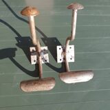 Old iron hooks
