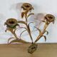 Candlestick wall light late 19th gilded bronze