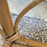 Vintage rattan shelf