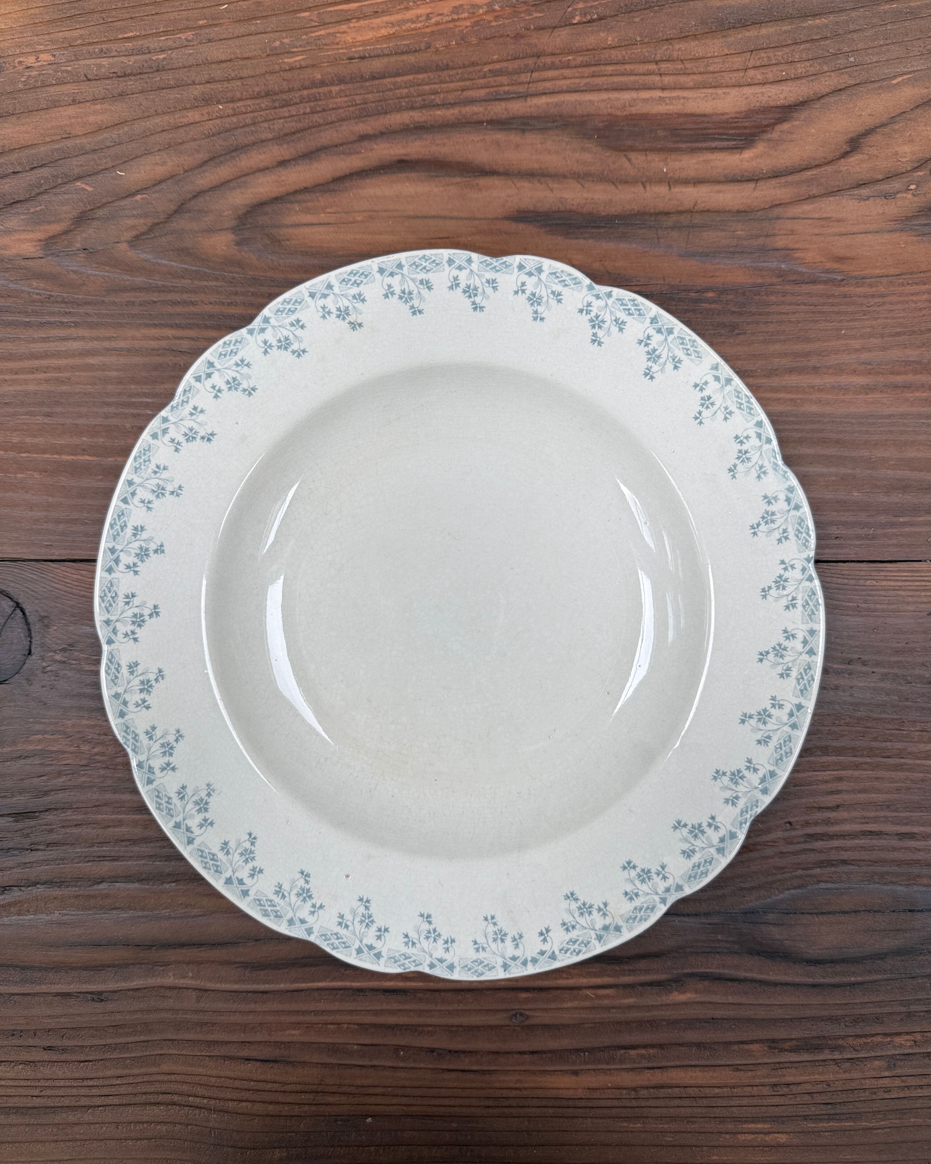 Deep plates ironstone Orchies Cérès
