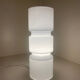 Fitz lamp in white glass Vintage Habitat